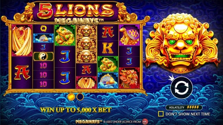 5 Lions Megaways: Petualangan Seru Sang Singa Emas Terbaik